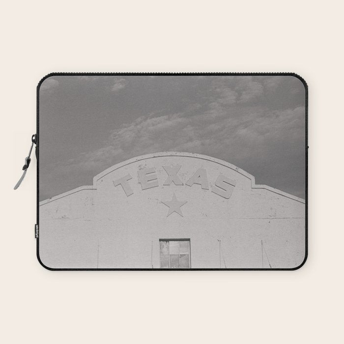 Texas Star x Marfa Black and White Photography Laptop Sleeve Gallery Image 1