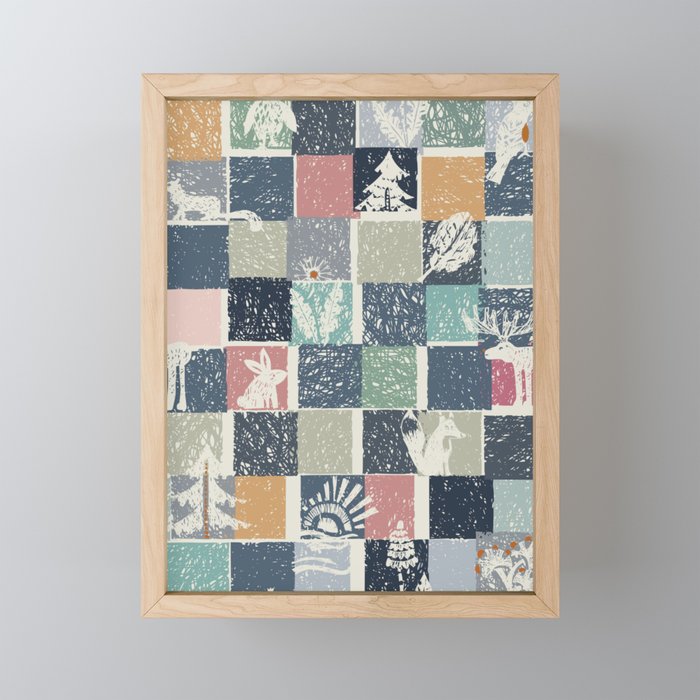 Black Forest Kids Check Mini Art Print Gallery Image 1
