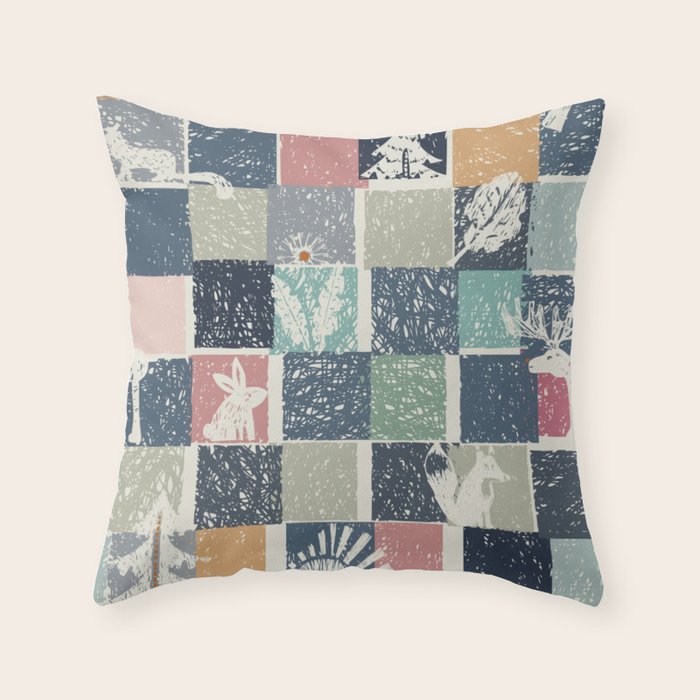 Black Forest Kids Check Throw Pillow Gallery Image 6