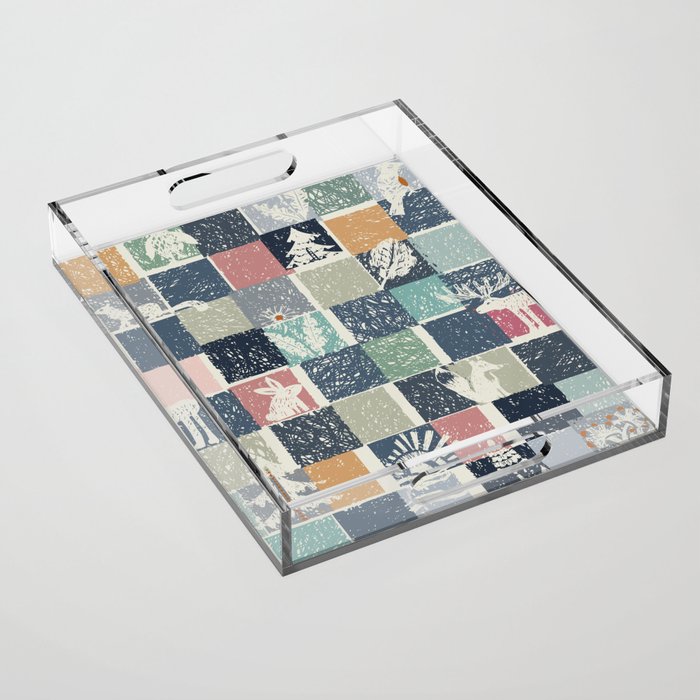 Black Forest Kids Check Acrylic Tray Gallery Image 1