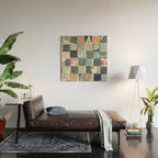 Black Forest Kids Check Wood Wall Art Gallery Image 2