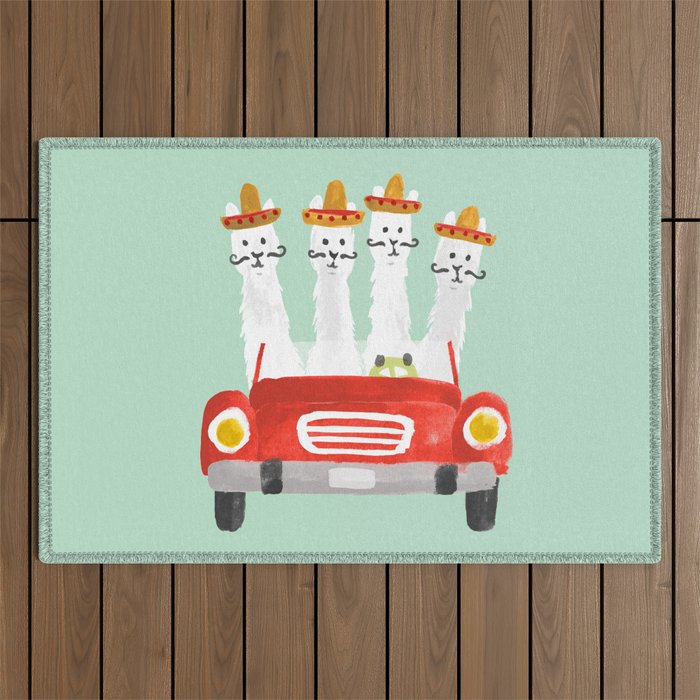 The four amigos Outdoor Rug Gallery Image 1
