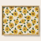 Summer Sunflower Pattern Serving Tray Gallery Image 1