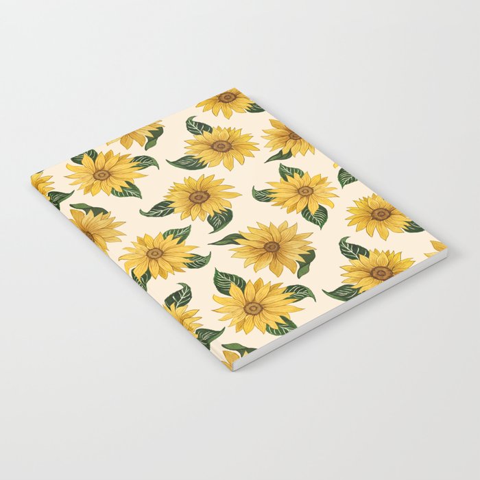 Summer Sunflower Pattern Notebook Gallery Image 2
