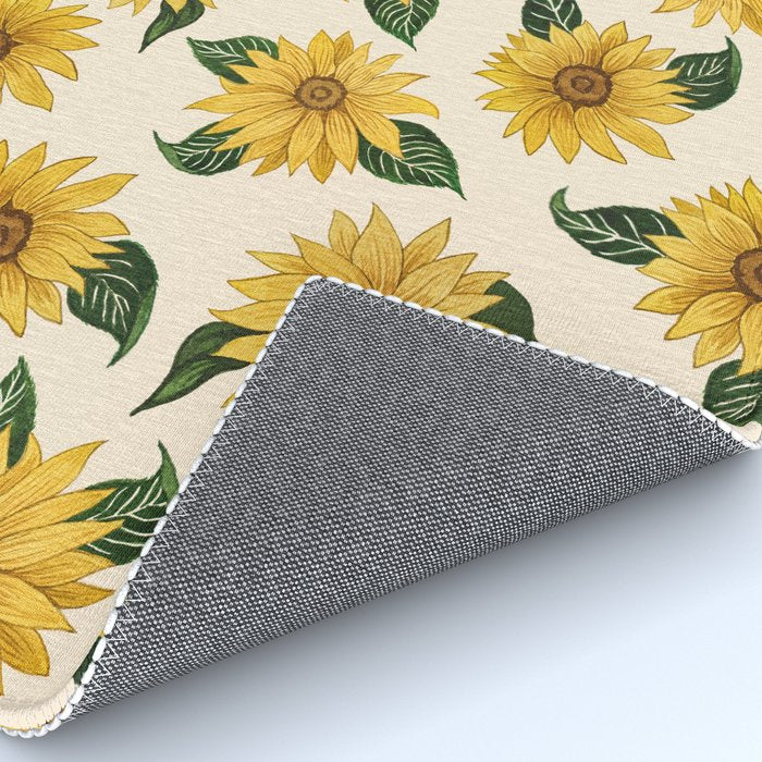 Summer Sunflower Pattern Rug Gallery Image 4
