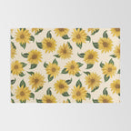 Summer Sunflower Pattern Rug Gallery Image 2