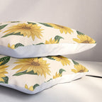 Summer Sunflower Pattern Pillow Sham Gallery Image 3