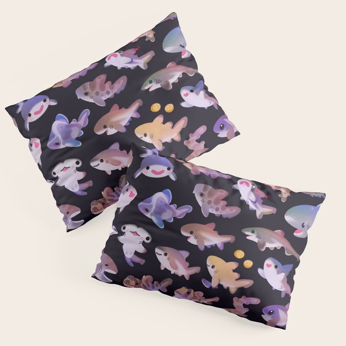 Shark day 2 Pillow Sham Gallery Image 1