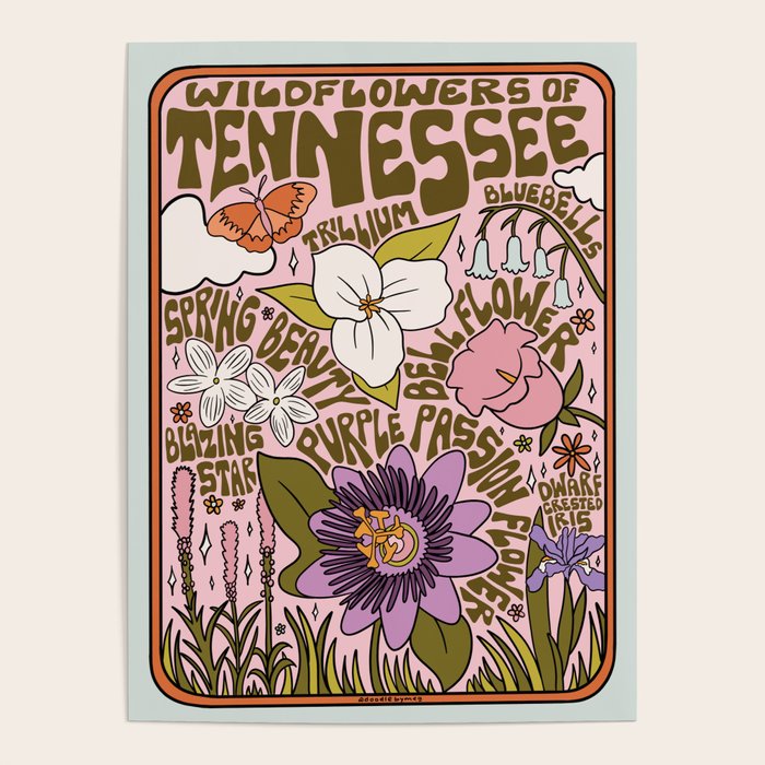 Tennessee Wildflowers Poster Gallery Image 4