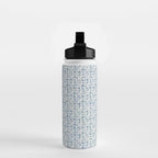 William Morris Vintage Rosehip Mineral Blue Water Bottle Gallery Image 2