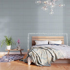 William Morris Vintage Rosehip Mineral Blue Wallpaper Gallery Image 3