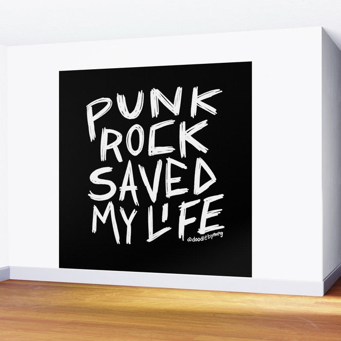 Punk Rock Saved My Life Wall Mural Gallery Image 2