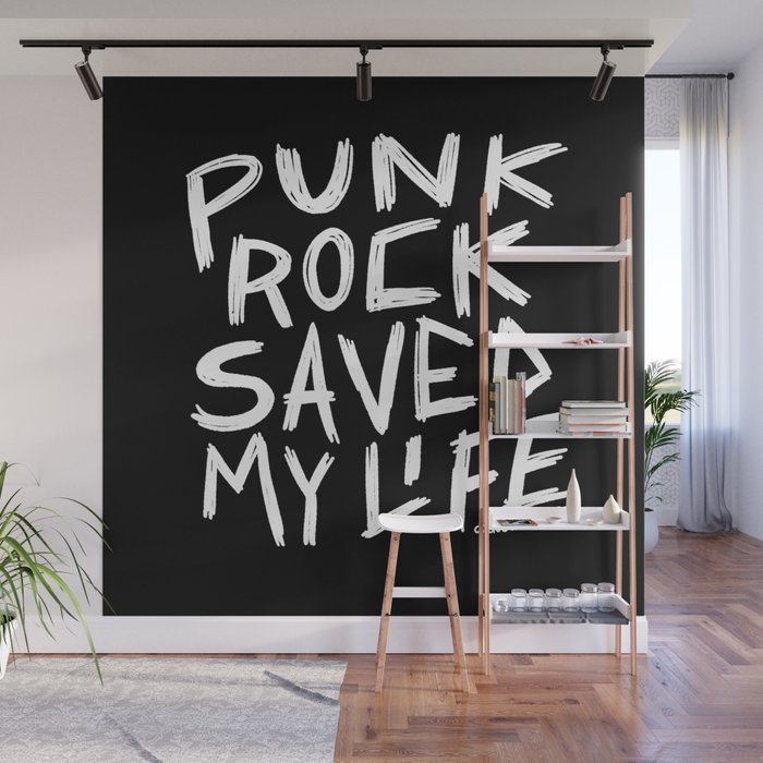Punk Rock Saved My Life Wall Mural Gallery Image 1