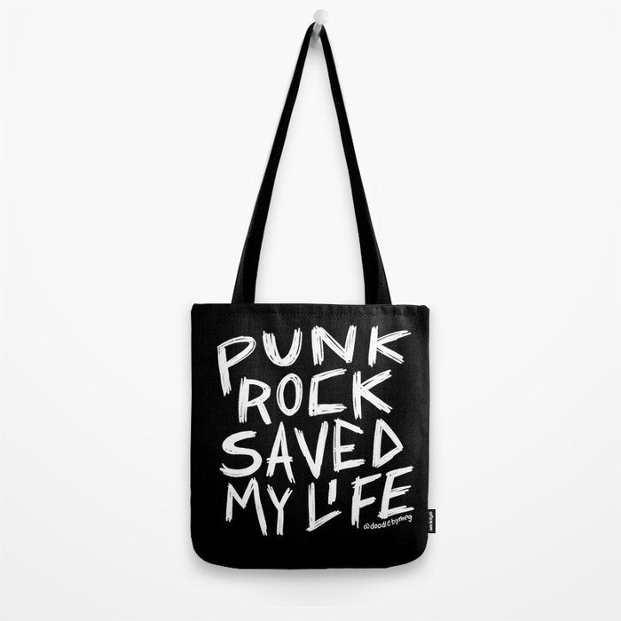 Punk Rock Saved My Life Tote Bag Gallery Image 2