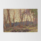 Tom Thomson Burnt Country, Evening 1914 Canadian Landscape Artist Rug Gallery Image 2