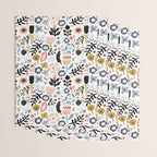 Naive Floral Scandinavian Design Wrapping Paper Gallery Image 3