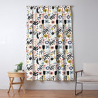 Naive Floral Scandinavian Design Window Curtain Gallery Image 5