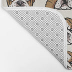 No Evil English Bulldog Bath Mat Gallery Image 2