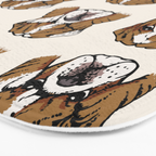 No Evil English Bulldog Bath Mat Gallery Image 3