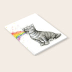 Kitten Puking Rainbow Notebook Gallery Image 2