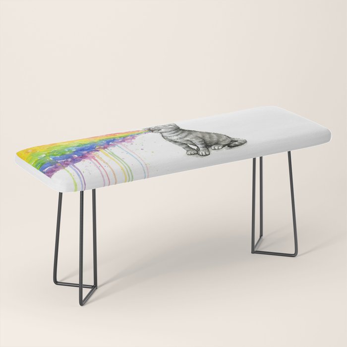 Kitten Puking Rainbow Bench Gallery Image 1
