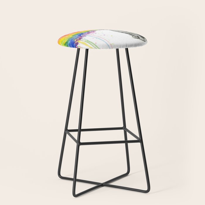 Kitten Puking Rainbow Stool Gallery Image 1