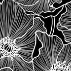 Black and White Poppies Coffee Mug Gallery Image 2