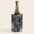 Black and White Poppies Wine Chiller Gallery Image 1