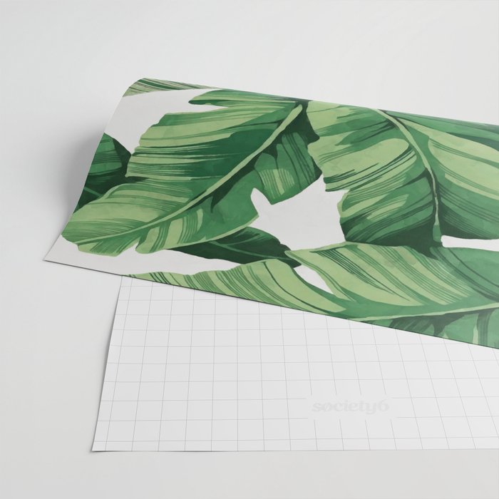Tropical banana leaves V Wrapping Paper Gallery Image 2