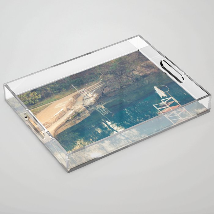 Barton Springs Austin Texas Acrylic Tray Gallery Image 1