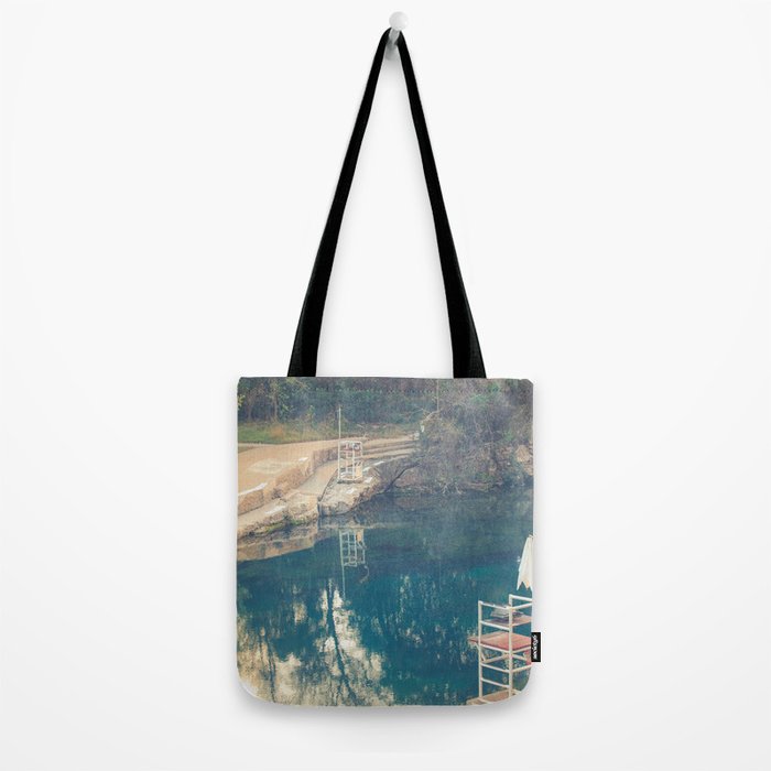 Barton Springs Austin Texas Tote Bag Gallery Image 2