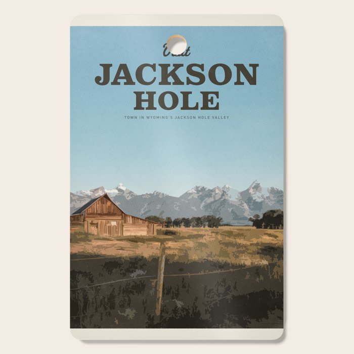 Visit Jackson Hole Cutting Board Gallery Image 1