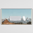 Visit Jackson Hole Desk Mat Gallery Image 1