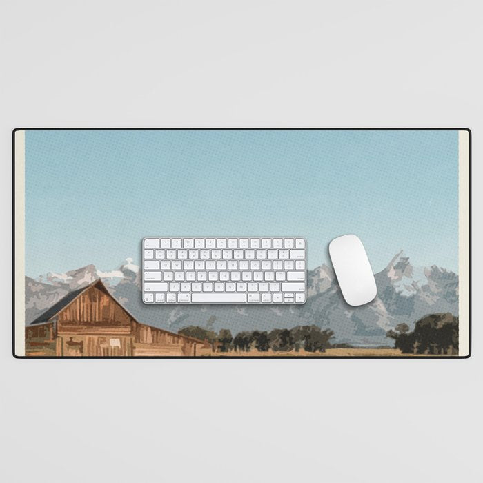 Visit Jackson Hole Desk Mat Gallery Image 1