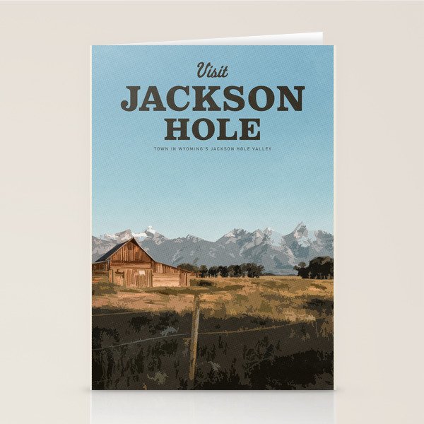 Visit Jackson Hole Stationery Card Gallery Image 1