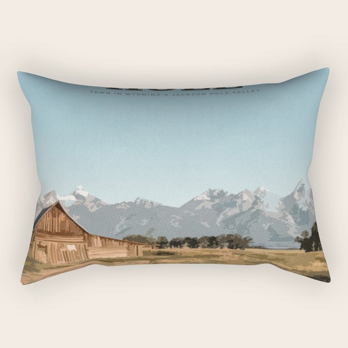 Visit Jackson Hole Rectangular Pillow Gallery Image 2
