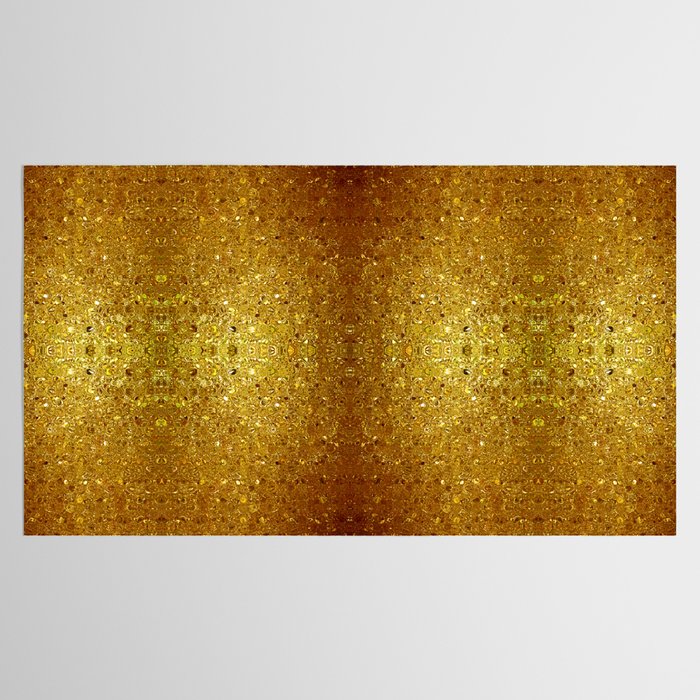 Deep gold glass mosaic Tablecloth Gallery Image 2