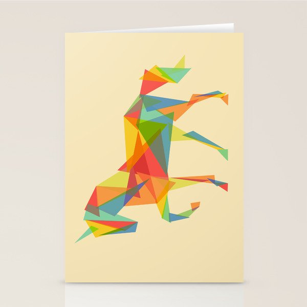 Fractal Geometric Unicorn Stationery Card Gallery Image 2