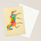 Fractal Geometric Unicorn Stationery Card Gallery Image 2
