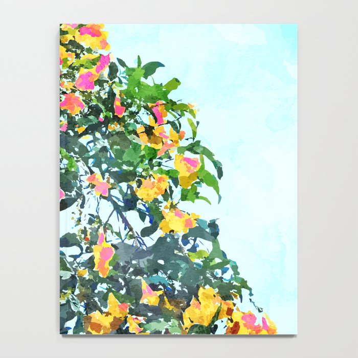 Summer Bougainvillea Watercolor Painting Notebook Gallery Image 4