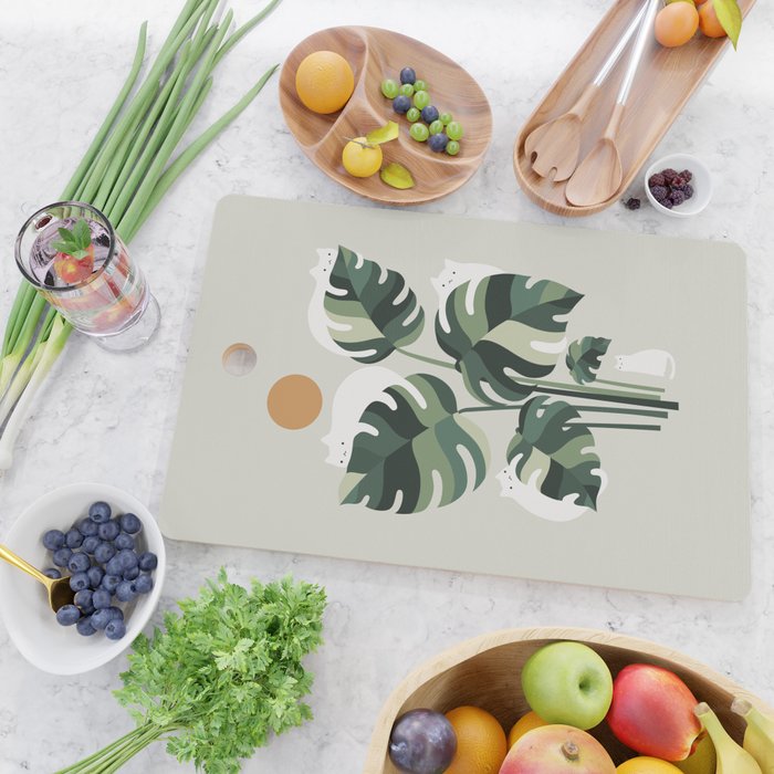 Cat and Plant 11 Cutting Board Gallery Image 2