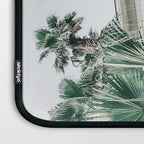 Flamingo Beach House, Wildlife Architecture Jungle Photography, Eclectic Birds Digital Art Laptop Sleeve Gallery Image 3