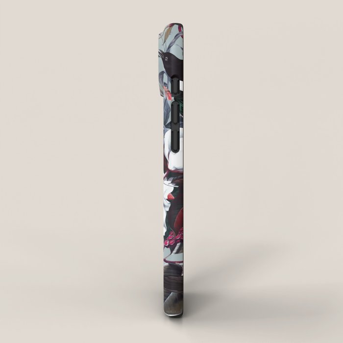 Floral and Birds XXIV iPhone Case Gallery Image 2