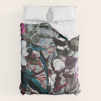 Floral and Birds XXIV Duvet Cover Gallery Image 6