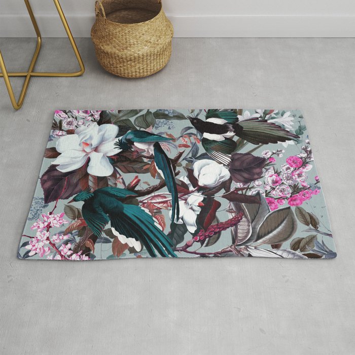 Floral and Birds XXIV Rug Gallery Image 1