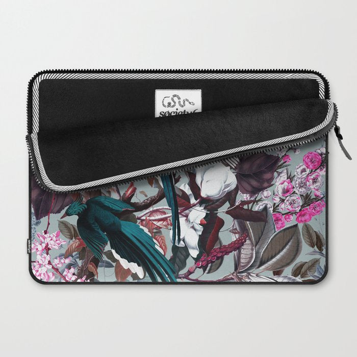 Floral and Birds XXIV Laptop Sleeve Gallery Image 2