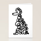 Poodle Stationery Card Gallery Image 2