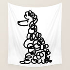 Poodle Wall Tapestry Gallery Image 4
