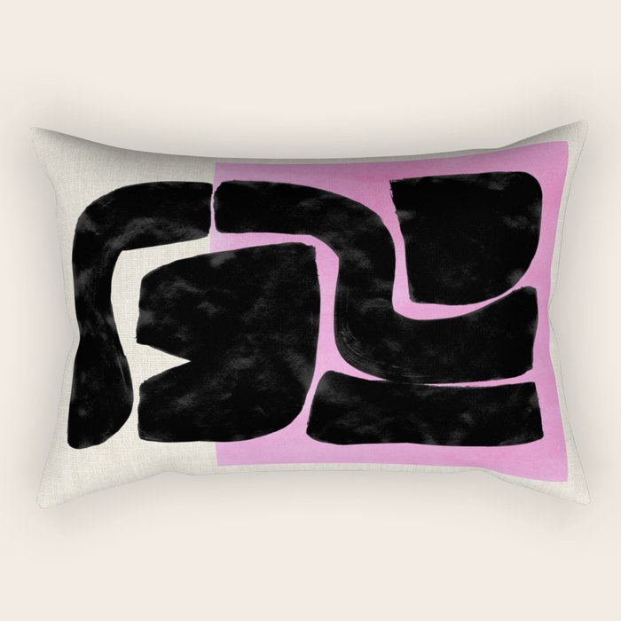 Bubblegum Strum Rectangular Pillow Gallery Image 1