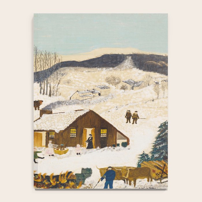 Anna Mary Robertson 'Grandma' Moses Sugaring Off American Folk Art Notebook Gallery Image 4